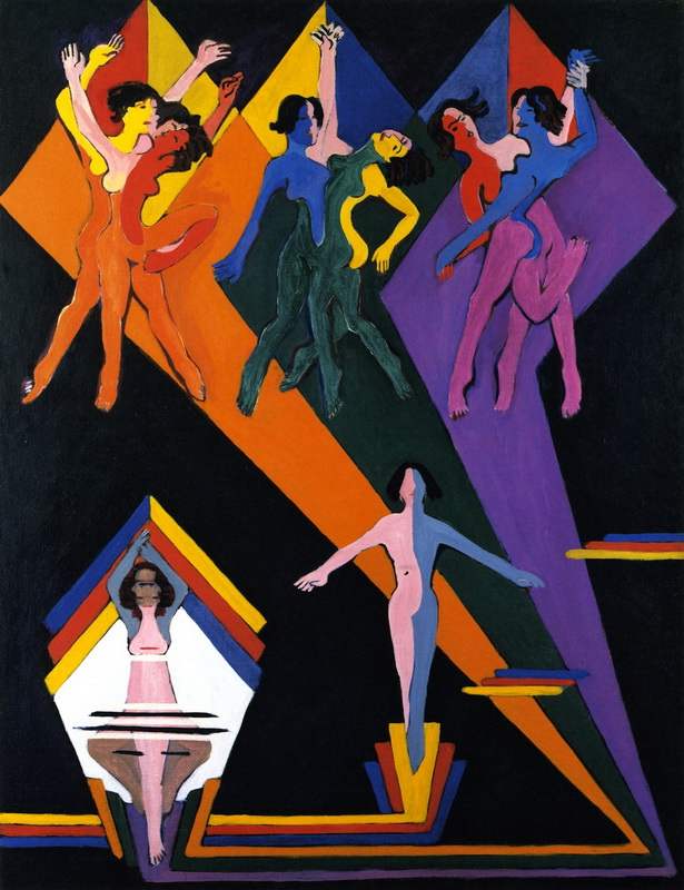 Dancing Girls in Rays of Color (1932-1937)