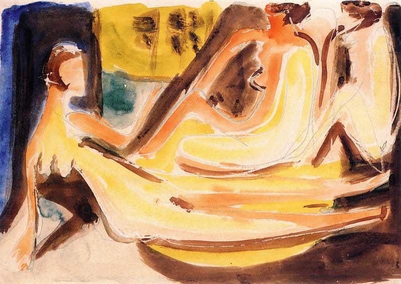 Three Nudes in the Forest (1933)