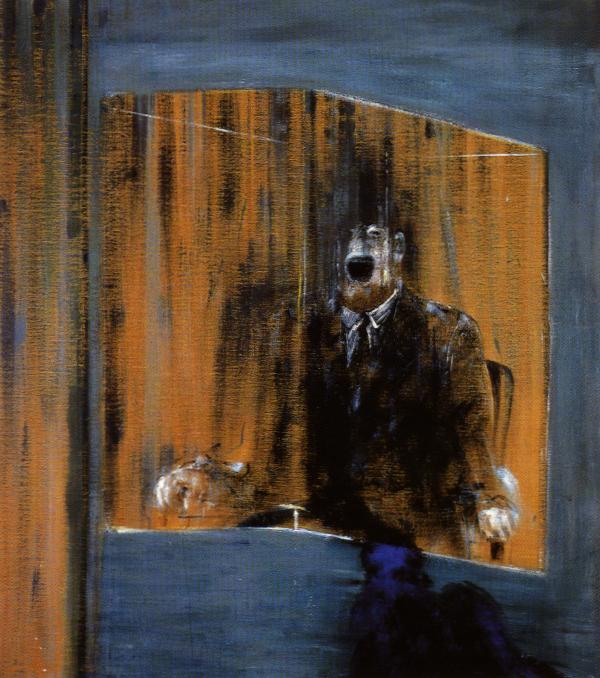 Study for Portrait Man in a Blue Box 1949