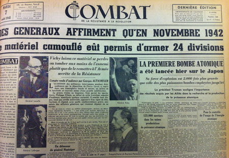 Combat, 7 aout 1945
